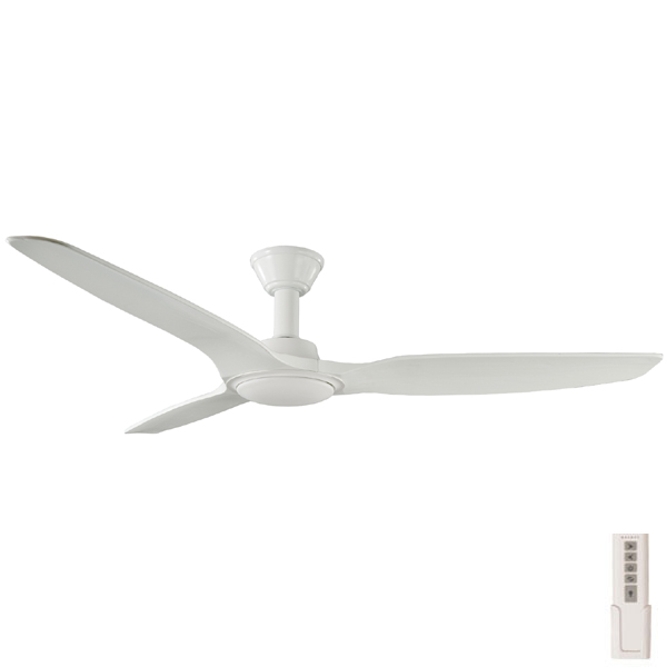 Aeroblade Trident 70 White With Led Light Dc Motor Remote