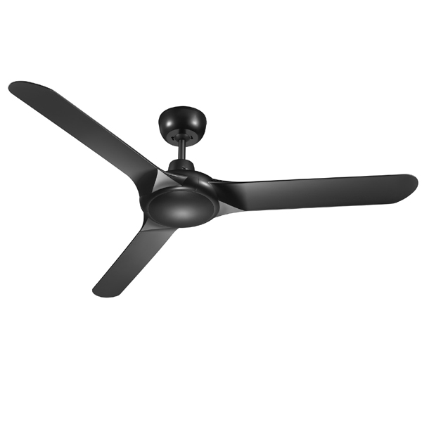 Ventair Spyda Ceiling Fan Matte Black 56" Universal Fans