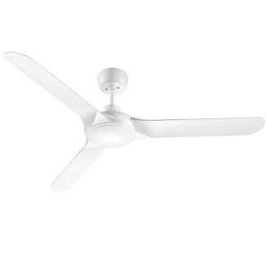satin white spyda ceiling fan 56 inch