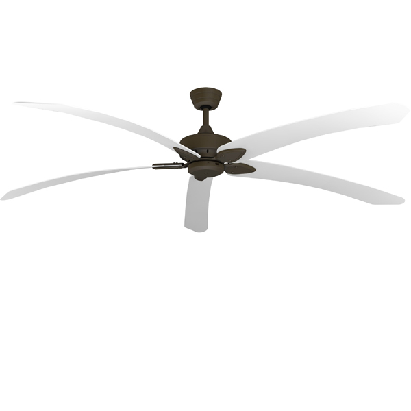 Windpointe V2 Ceiling Fan Bronze White 80 Universal Fans Windpointe V2 Ceiling Fan
