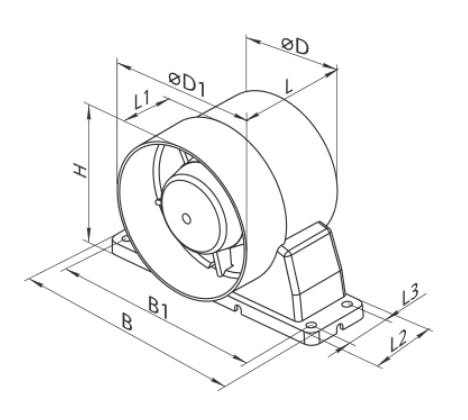 vko fan dimensions
