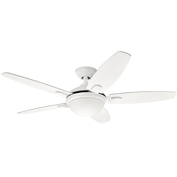 Hunter Contempo Ceiling Fan With Light White 52 Universal Fans