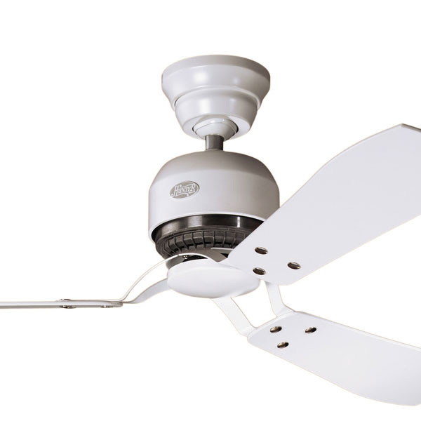 Hunter Industrie Ii Ceiling Fan Chalk White 52 Universal Fans