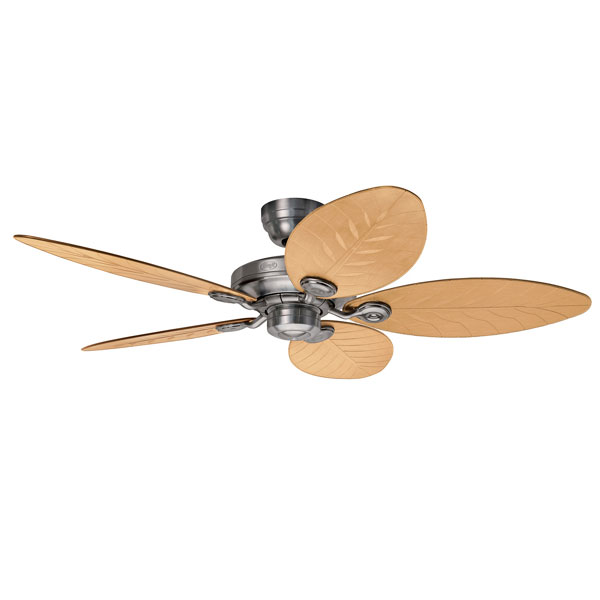 Outdoor Elements Ii Ceiling Fan By Hunter 54 Raw Aluminium