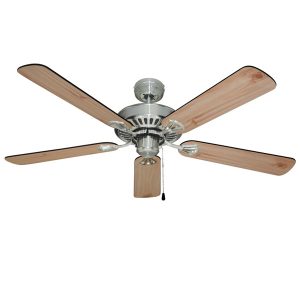 brushed chrome hayman ceiling fan