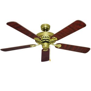 polished brass hayman ceiling fan
