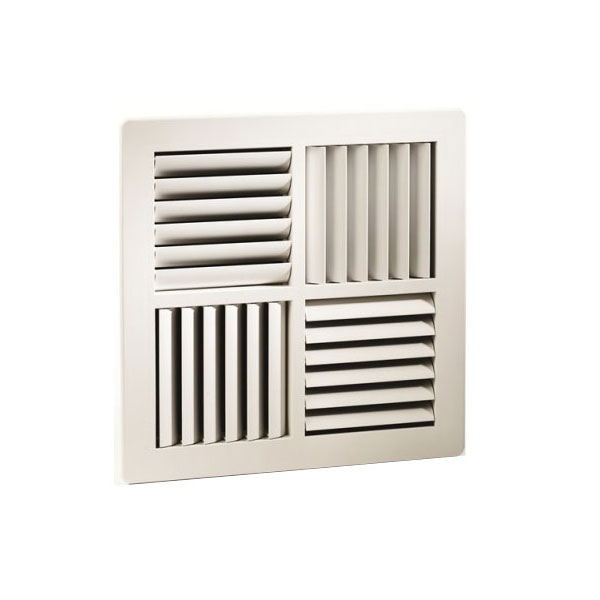 Square Air Conditioning Vent 300mm Cutout Duct 250 Face 340mm