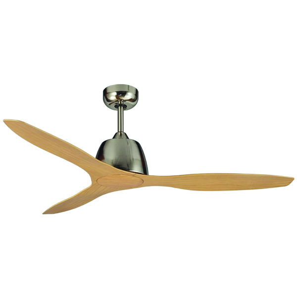 Martec Elite In Brushed Nickel With Bamboo 48 Universal Fans