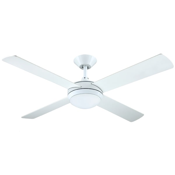 Intercept 2 Ceiling Fan With Cct Led Light White 52 Universal Fans
