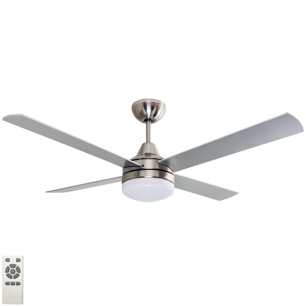 Mercator Cardiff Dc Ceiling Fan With, Chrome Ceiling Fans