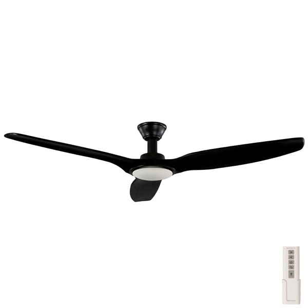Aeroblade Trident 70 Black With Led, 70 Inch Ceiling Fan With Light