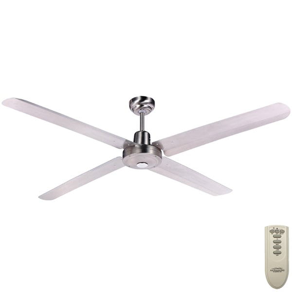 Martec Trisera With Light 48 Brushed Nickel 304 Stainless Steel Blades