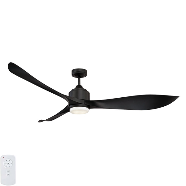 Mercator Eagle Xl Dc Led Remote Black, Extra Large Ceiling Fans With Lights