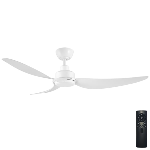 white trinity ceiling fans