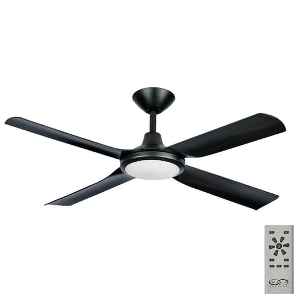 Hunter Pacific Next Creation Dc Ceiling Fan With Led Light Black 52