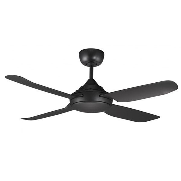 Spinika Ceiling Fan Ventair Black 52, Black Ceiling Fan With Remote No Light
