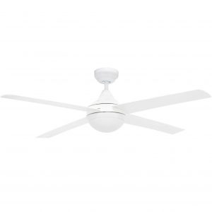 white bulimba ceiling fan with light