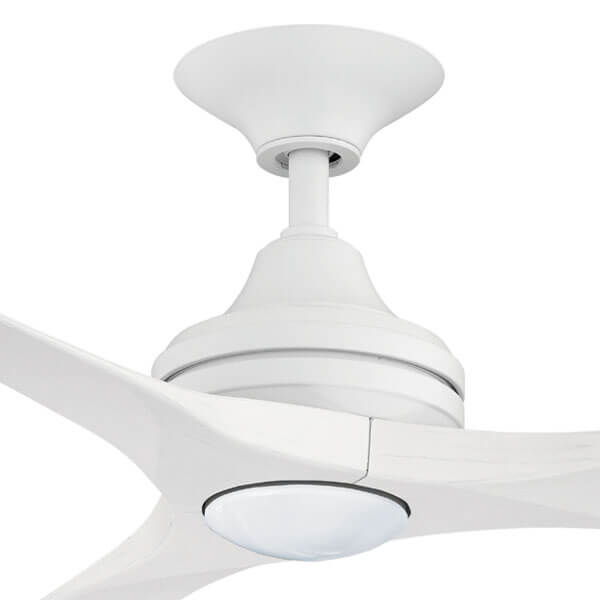 Spitfire V2 Ceiling Fan Led White Motor White Wash Plastic Blades