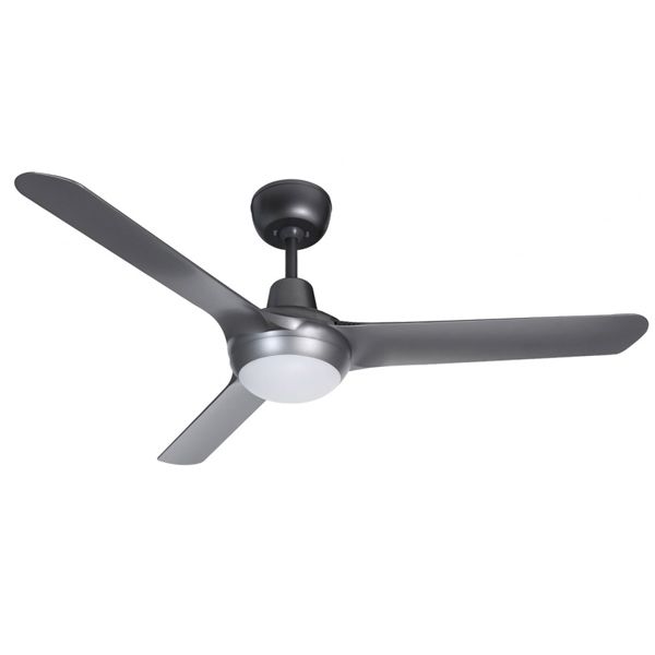 Spyda Ceiling Fan With Dimmable Cct Light Titanium 50