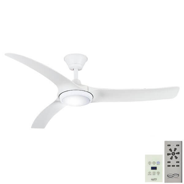 Aqua IP66 DC Ceiling Fan CCT LED 