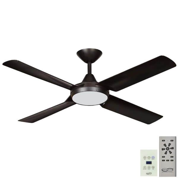 New Image DC ceiling fan with led black