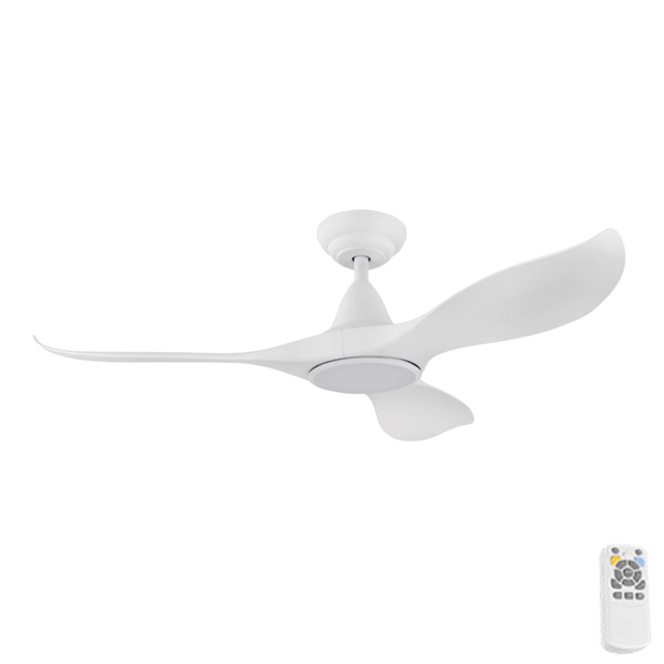 Eglo Noosa Dc Ceiling Fan With Remote Cct Led Light White 46 - Can Led Lights Be Used In Ceiling Fans