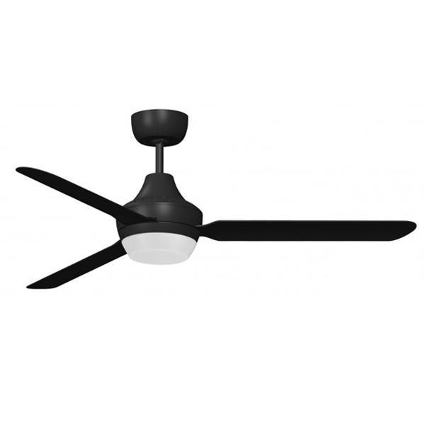 Ventair Stanza Ceiling Fan With Light Black 56" Universal Fans