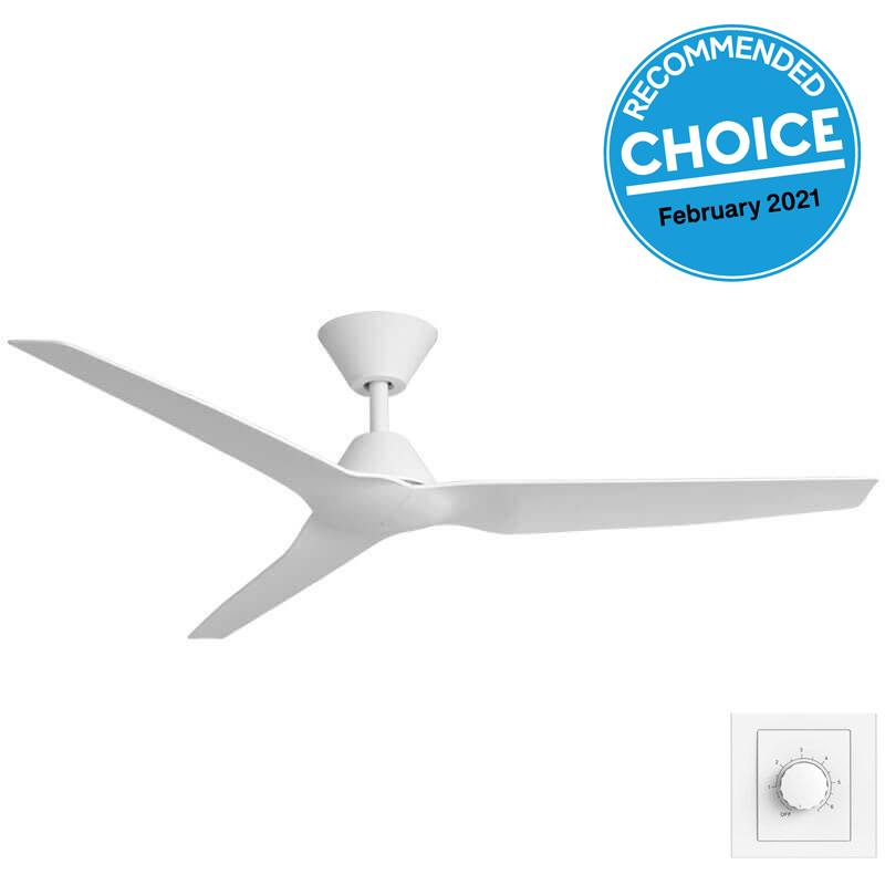 Infinity Id Dc Ceiling Fan With Wall Control White 54 Universal Fans - Are Dc Ceiling Fans Better