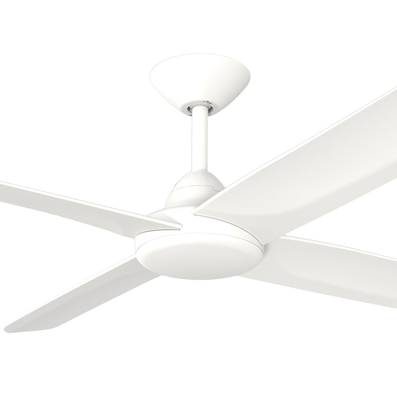 Hunter Pacific X Over 4 Blade Ceiling Fan With Wall Control White 52 - Which Is Better 3 Or 4 Blade Ceiling Fans